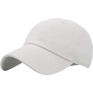Unisex White Classic 100% Cotton Adjustable Classic Baseball Plain Dad Hat